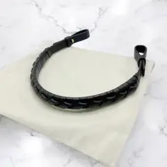 ⭐️未使用⭐️ ロエベ ウーブン スパイラル ストラップ ブラック