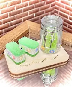 ミニチュアスイーツ　スペシャルLotusキャンディアイスセット~グリーン~*・♡