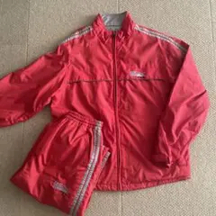 美品 First down ファーストダウン　セットアップ　ナイロン レッド