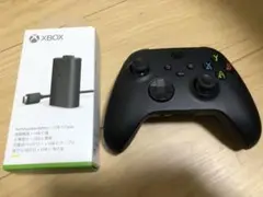 Xbox series コントローラー ブラック バッテリー付き 美品