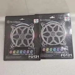 SilverStone RGB LEDファングリル SST-FG121 セット