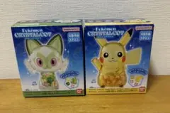 BANDAI ポケモン クリスタルコット ピカチュウ　ニャオハ 未開封