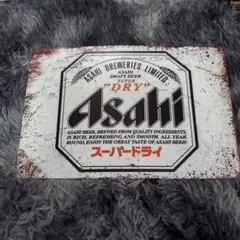 アサヒビール　スーパードライ ブリキ　看板　まとめ割引あり