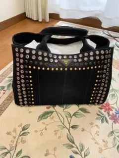 PRADA♡カナパ♡ビジュー♡大きめLサイズ‼️