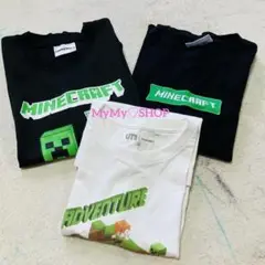 (( 中古 ))マインクラフト・マイクラ・トップス・3点セット