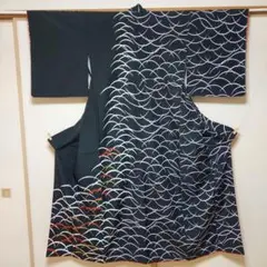 未使用品　舞台衣裳　着物　袷　八掛　ふき綿仕立て　仕付け糸