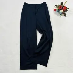 スローブイエナ サイズ36 1タック スラックス ネイビー パンツ S/M