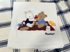 未使用　familiar ブラウンケット　ミニケット　おくるみ