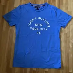 TOMMY HILFIGER 青 Tシャツ M