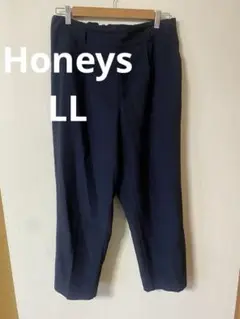 Honeys ネイビー スラックス LL