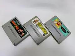 ☆まとめ買い値下げ☆激安♪〘カセット３本セット〙スーパーファミコンレトロゲーム♪
