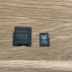 Panasonic miniSDカードアダプター + microSD 512MB