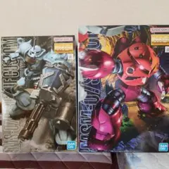 MG 1/100 シャア専用ズゴックとMG グフカスタムの2点セット販売