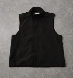 【試着のみ新品】ジップベスト　黒Mサイズ