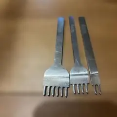 レザー用目打ち 3本セット