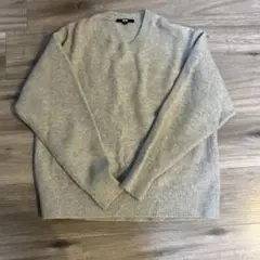 UNIQLO グレー 長袖セーター Mサイズ