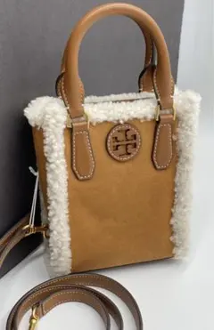 新品★TORY BURCH トリーバーチ ファー クロスボディ ショルダーバッグ
