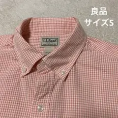 90s L.L.Bean 昭和の名作　シアサッカー　半袖シャツ　サイズS