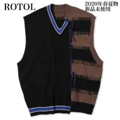 22SS ROTOL 新品未使用 Rebuild Knit Vest 3 黒