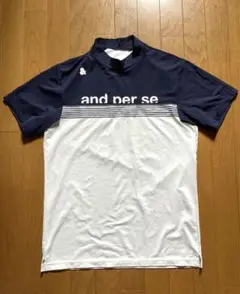 and per se アンパスィモックネック半袖シャツM