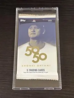 【クリアホルダー付】大谷翔平 50/50 達成記念 TOPPS 未開封パック