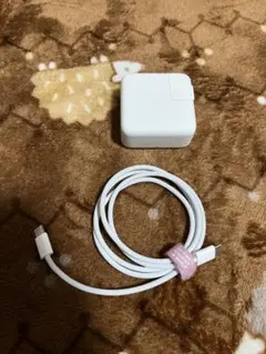 アップル　純正　30W USB-C電源アダプタと充電ケーブル