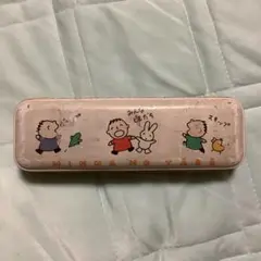 サンリオ　みんなのたあ坊　缶ペンケース　筆箱　2段