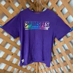 CHUMS FES チャムス　tシャツ 紫　パープル ストリート　USA