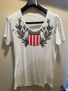 サイズ2 yoshio kubo エンブレムプリント Tシャツ