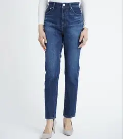 ヤヌーク High waist RUTH スリムテーパード ストレッチ