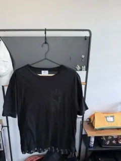 【美品・SALE】LANVIN en Bleu ブラック Tシャツ 48