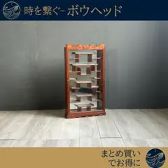唐木 飾り棚 インテリア アンティーク ビンテージ ミラー 鏡 壁掛け　SZ