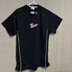 ミズノ Tigers ブラック Tシャツ M-L（巾着付き）