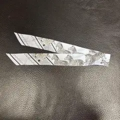 エルメス！HERMES！ゼブラ柄シルクスカーフ！未使用品