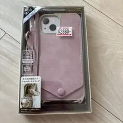 iPhone 13iPhone 14用のケース　ショルダーストラップ付き