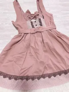 LIZLISAベルト付きジャンスカ