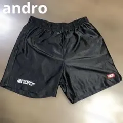 【フォロー割】アンドロ　Andro ショートパンツ　卓球　ブラック