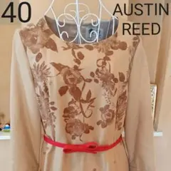 【新品・未使用】AUSTIN REED 膝が隠れる 上品なワンピース 40