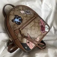 【美品】COACH リュック キースヘリング コラボ シグネチャー 48642