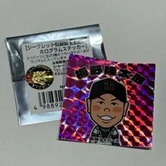 阪神タイガース　 シークレット似顔絵ホログラムステッカー　　 梅野隆太郎選手