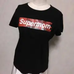 新品未使用］Supermom プリント 半袖Tシャツ 黒