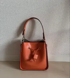 【最終値下】 【美品】ANAYI アナイ　オレンジ　バッグ
