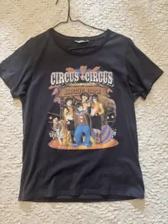 beautiful people CIRCUS CIRCUS ブラックTシャツ