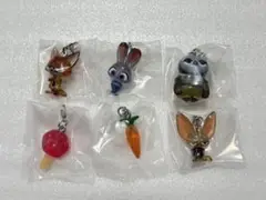 ディズニー　ズートピア めじるしアクセサリー ガチャ　全6種　コンプリート