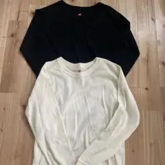 Hanes ワッフルカットソー