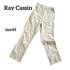 レイカズン Ray Cassin チノパンハイウエスト ストレートベージュ M