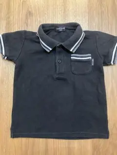 COMME CA ISM ポロシャツ 100 黒　コムサイズム　出品番号176