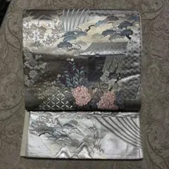 扇面模様の袋帯