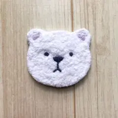 アクセサリートレイ　しろくま　パンチニードル 小物入れ