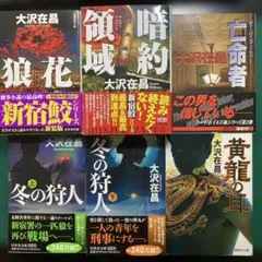 大沢在昌　文庫本 ３作品計６冊セット！ 大沢在昌 文庫本3冊セット『新宿鮫』『B・D・T 掟の街』『氷の森